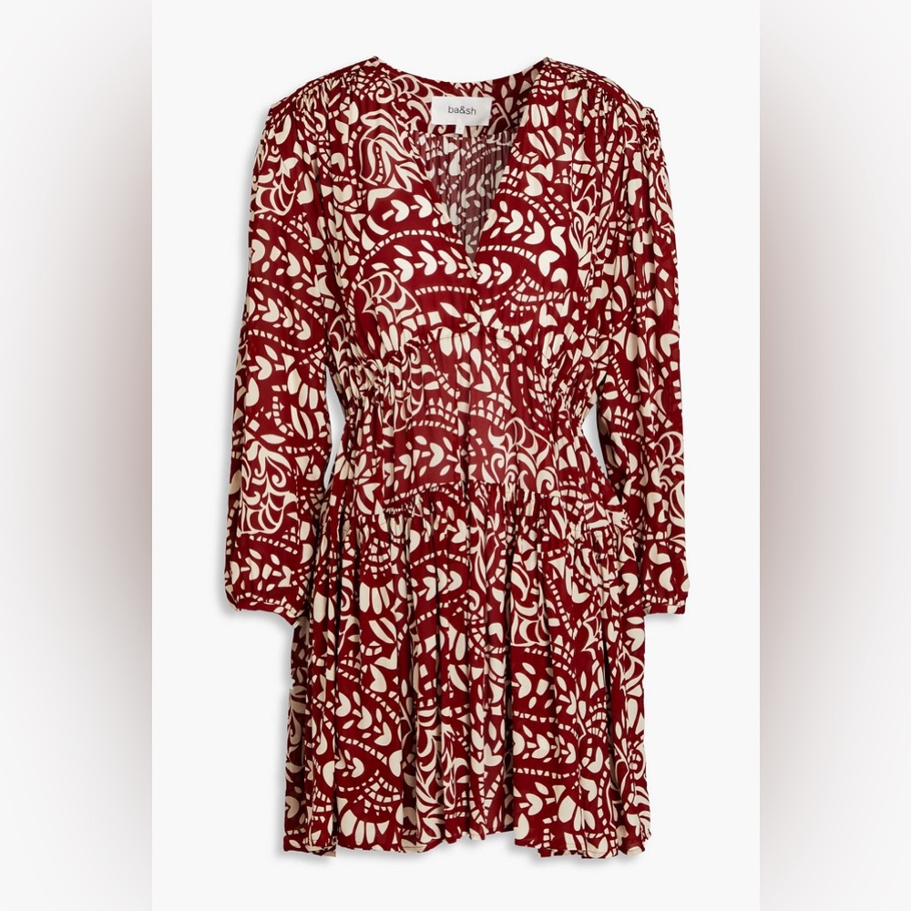 NWT BA&SH Kimy dress in Terracotta